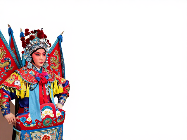 节庆演出服饰需求，戏曲龙凤祥云舞绣图案，民族色彩浓郁