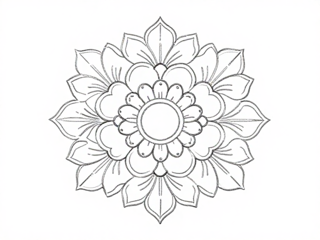 花卉纹样绘制与轮廓规划