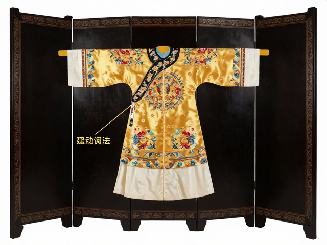 屏风摆件中的戏服纹样解析