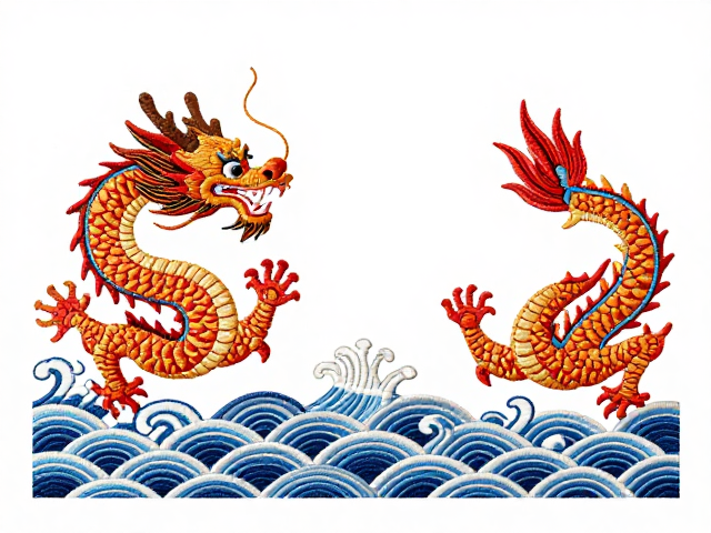 海水江崖纹的吉祥寓意与构图逻辑