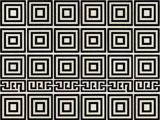 回纹图案的连续性与空间延展