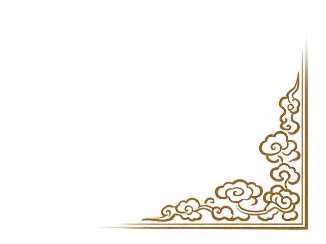 云纹刺绣旗袍角隅纹样解析，福运绵延的传统美学设计