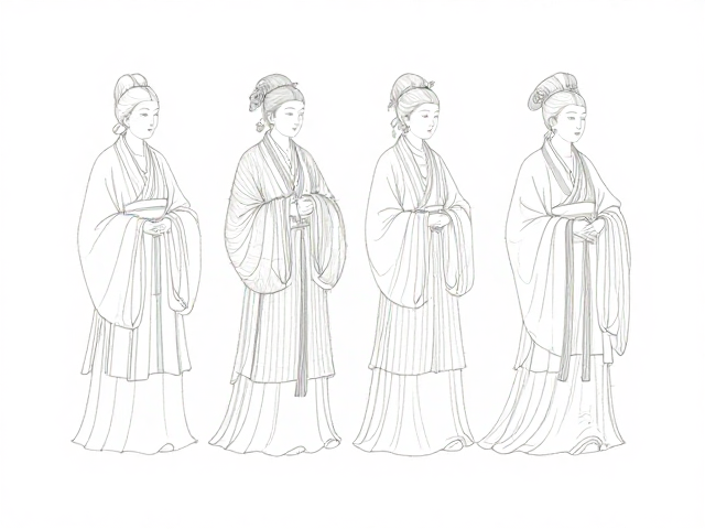 乱针绣基础线描临摹指南，解析明代画绣形制与技法