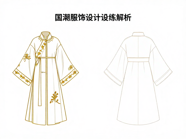 刺绣形制设计的美学构建与结构解析