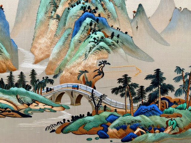 丝线处理与色彩过渡的自然融合