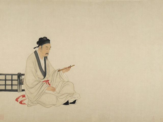 文人刺绣手绘稿，重意境轻繁饰，契合文人审美收藏之道