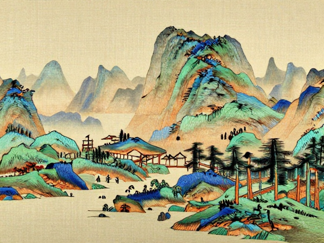 东方山水透视中的散点构图美学
