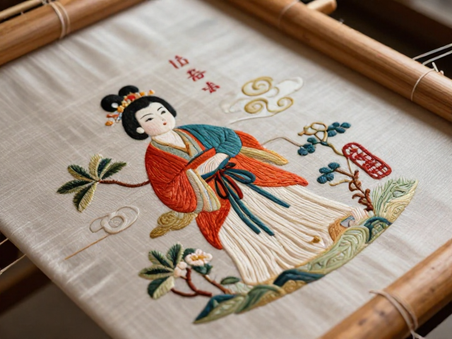 唐代洛阳刺绣工艺复原，揭秘古法绣架与千年针法细节