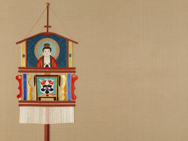 唐代刺绣与佛教幡幢，锁绣结构练习解析