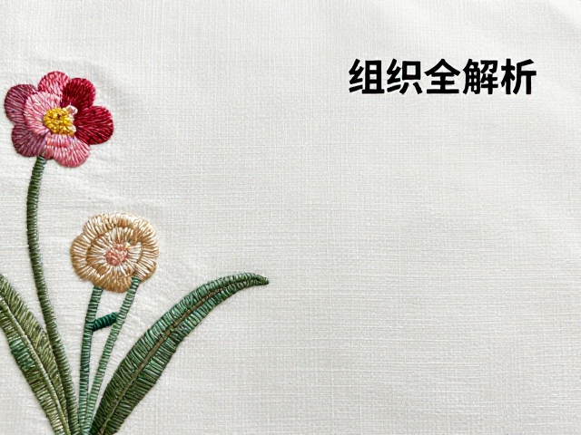 贴布绣与经纬组织的复合工艺解析