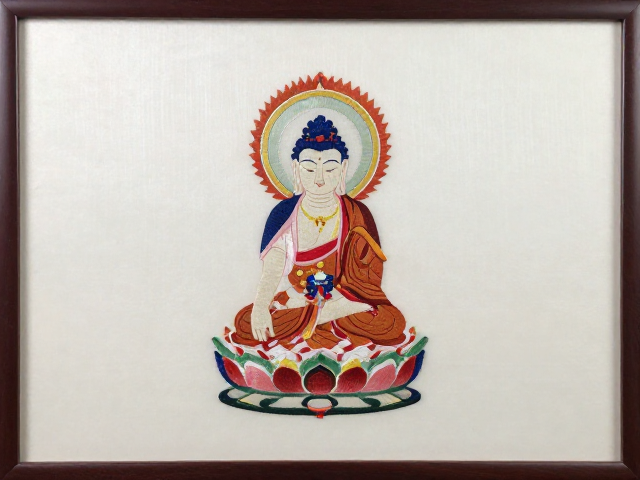 缂丝刺绣佛教供品，专业装裱保护工艺文化传承