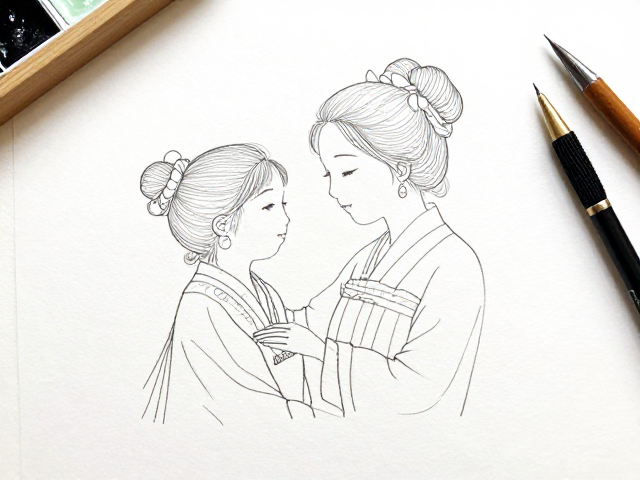 传统描稿工具与辅助材料