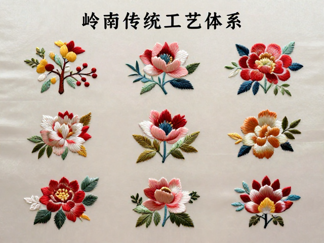 广绣定制纹样与绣架搭配指南，揭秘岭南传统工艺体系