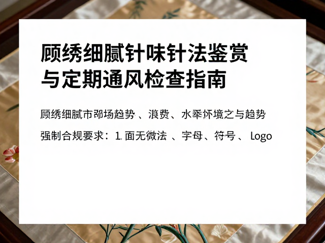 顾绣藏品的环境控制与定期维护指南