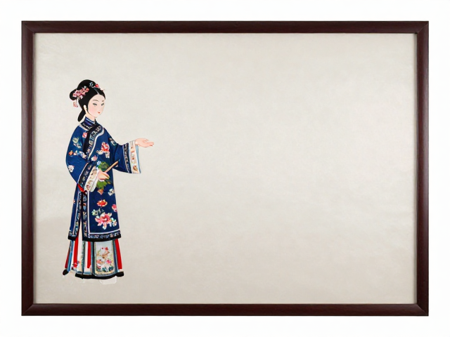鲁绣家居挂画，明清流行的民俗风成品装饰画