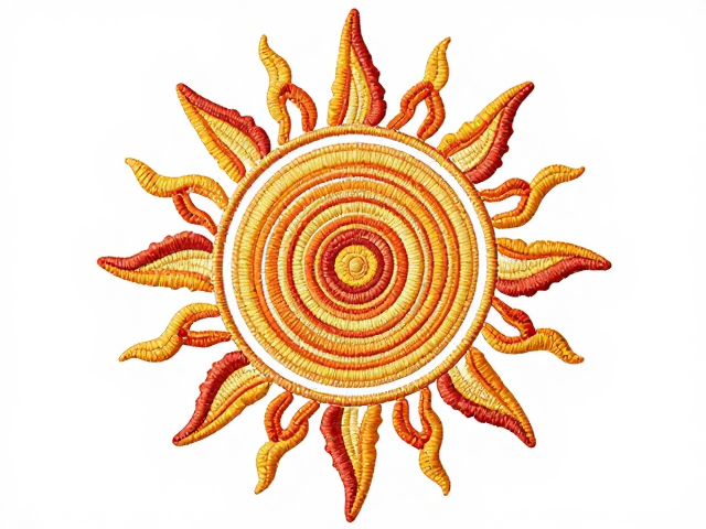 太阳纹在非遗传承中的现代表达