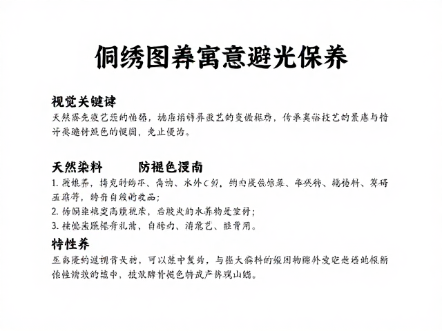 天然染料特性与避光保养的科学逻辑