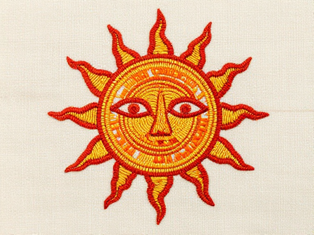瑶族祭祀传统瑶绣太阳纹与土布的文化渊源与工艺解析