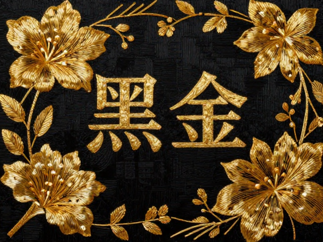 非遗盘金绣为何黑金最贵？揭秘金银线高昂成本与庄重美学