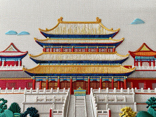 建筑纹理在礼品场景中的文化投射