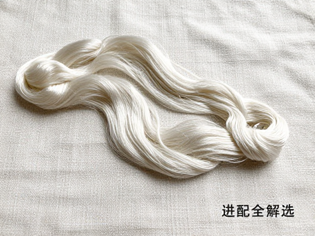 丝光处理对蚕丝线性能与视觉效果的影响