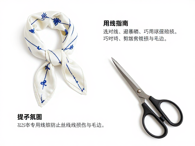 巧用专用剪线剪防止丝线损伤与毛边