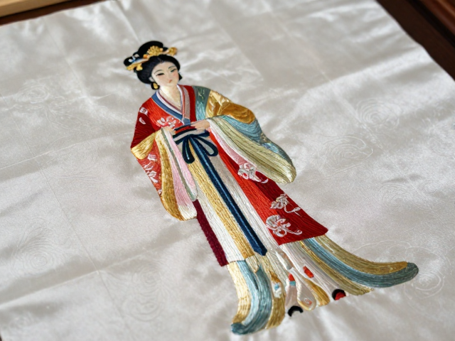 高端服饰定制中的人物纹样应用逻辑