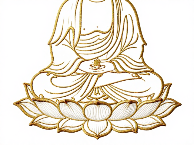 莲座纹样的象征意义与技法表现