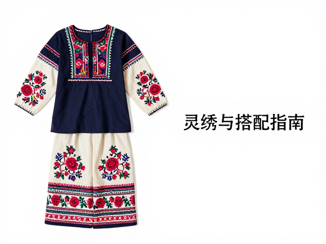 民间刺绣风格服装，原生态配色绣样灵感与搭配指南