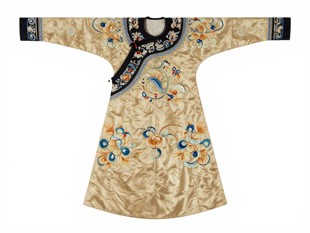 礼服纹饰中辫子股绣的应用逻辑与设计策略