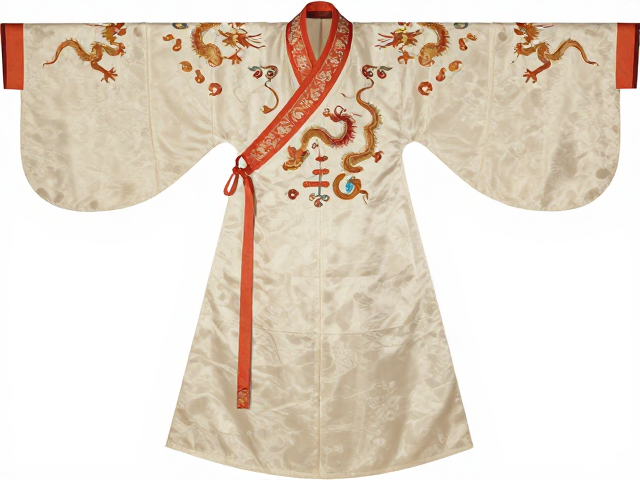 春秋战国刺绣服装，龙纹构图对称与连续之美，揭秘古代工艺精髓