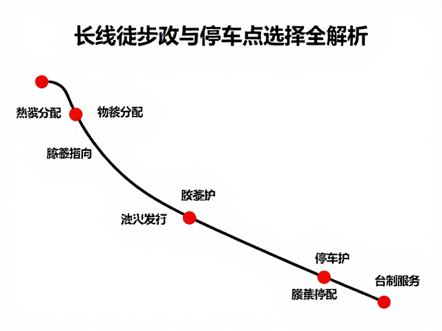 停车点选择与交通接驳逻辑
