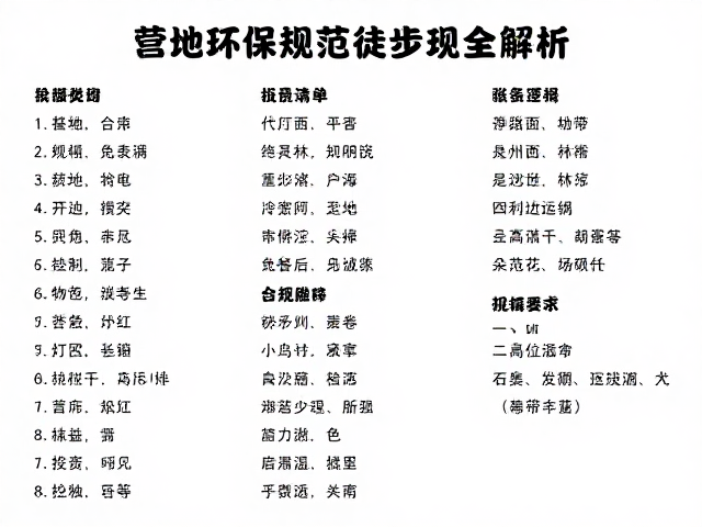 装备清单与物资管理逻辑