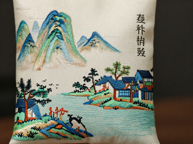 香囊怎么换香料？山水小景挂幅刺绣形制与定期养护指南