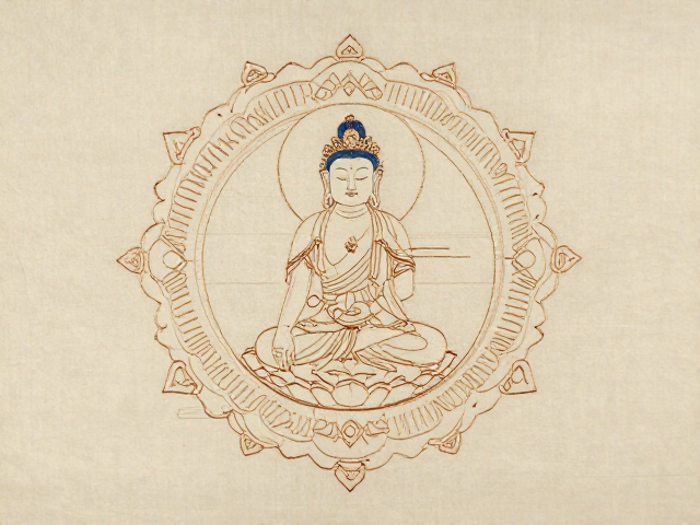 锁绣结构的技法拆解与线条逻辑
