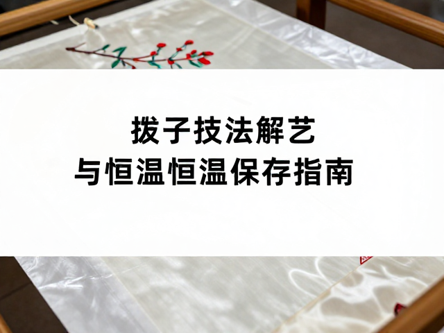恒温恒湿环境对丝织品保存的关键作用