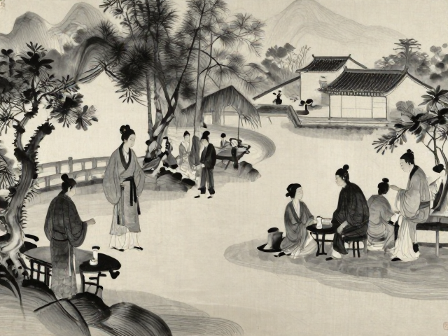 墨分五色:丝线劈理与光影重构的艺术逻辑