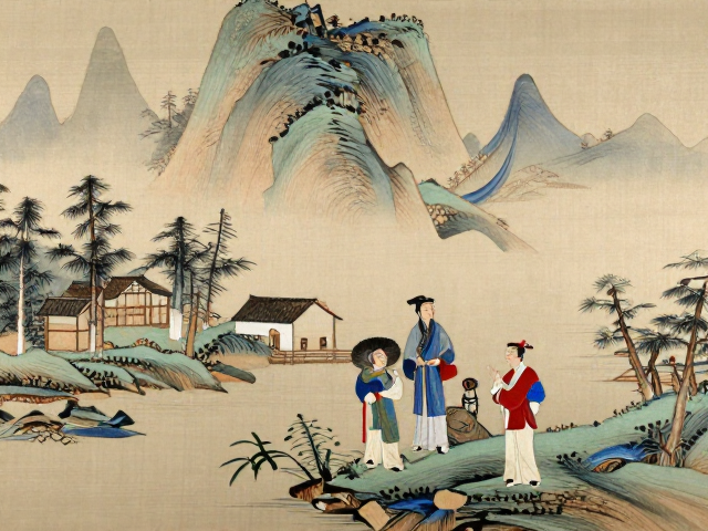 顾绣山水人物题材，传统绣画结合的艺术魅力与价值解析