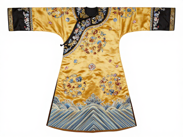 皇家京绣缎面服饰，金碧辉煌的传统工艺之美