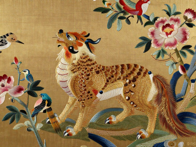 瑞兽花鸟题材的美学表达