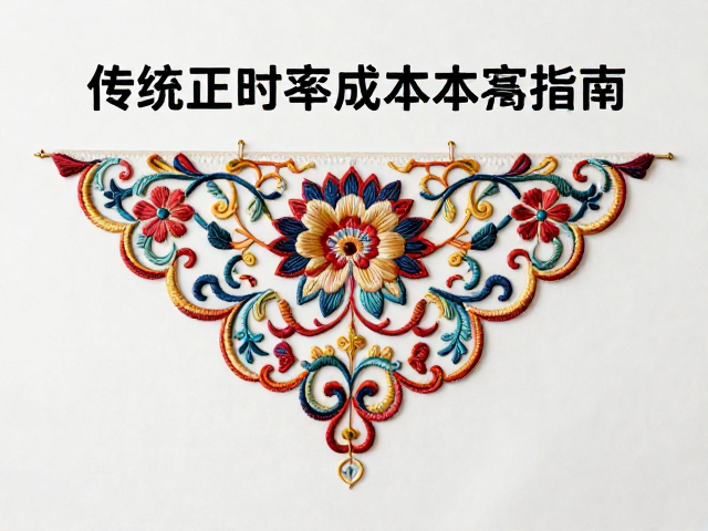 传统缠针绣针法，复杂纹样工时成本高，悬挂或平放保存指南