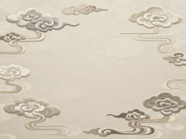 云气缠绕构图中的空间哲学
