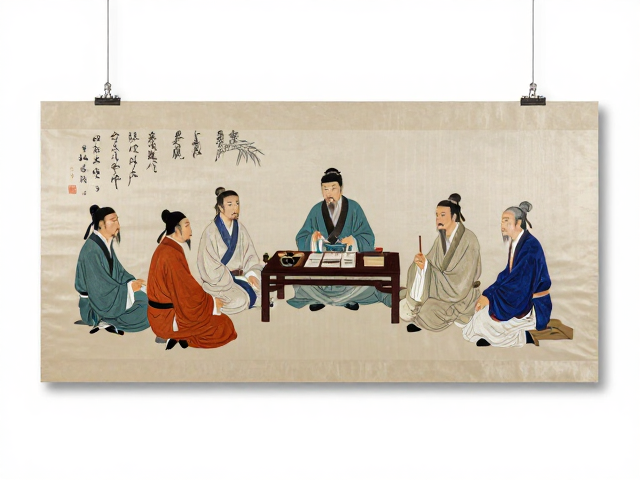 文人刺绣书房挂画，士人雅集文化中的雅致生活美学