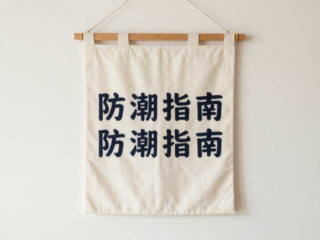 家居改造必看，日式原木风下的简约刺绣挂幅与防潮指南