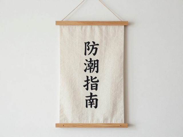 简约刺绣挂幅的选款与悬挂艺术