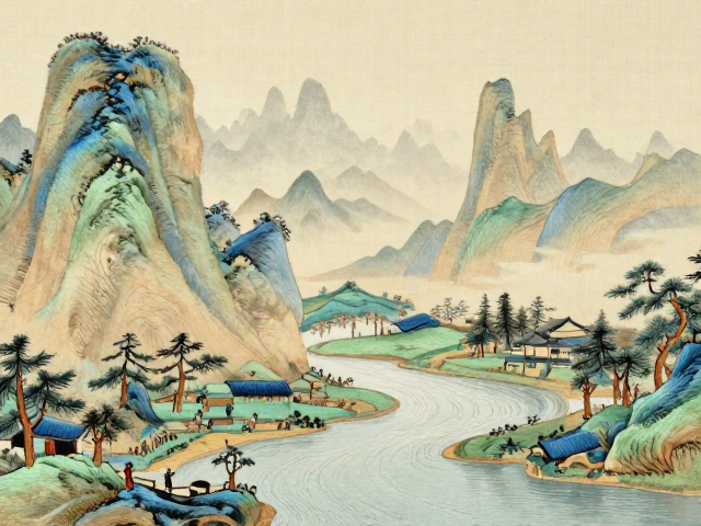 东方山水入画，融合刺绣非遗的年轻化文创饰品，透视风景美学