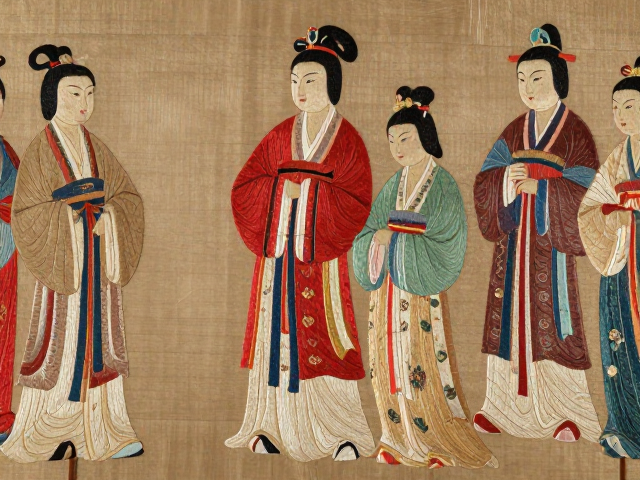曹魏刺绣锁绣技艺，细密人物衣纹的千年绝美呈现