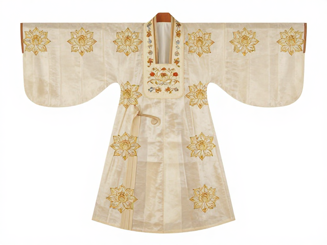 魏晋南北朝平绣莲花纹服装，复原工艺与历史美学解析