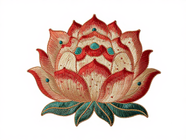 唐代刺绣钉线绣团窠纹，解析千年非遗工艺之美与纹样渊源