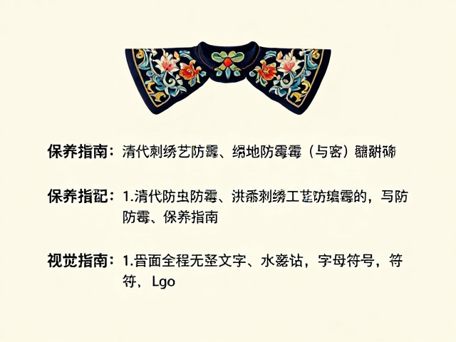 清代刺绣工艺配饰，绢地防虫防霉技巧与保养指南